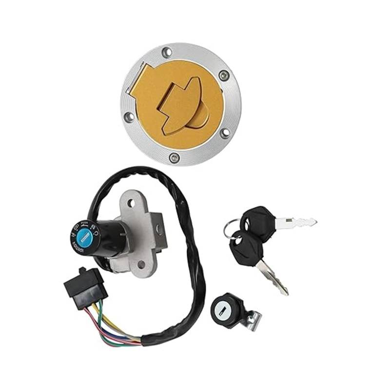 Motorrad Zündschalter Für D&UCATI Für Mon&Ster 620 2003 Für Mon&Ster 750 1996-2002 Motorrad-Zündschloss-Schloss-Tankdeckel-Schlüsselsatz von Ohocean