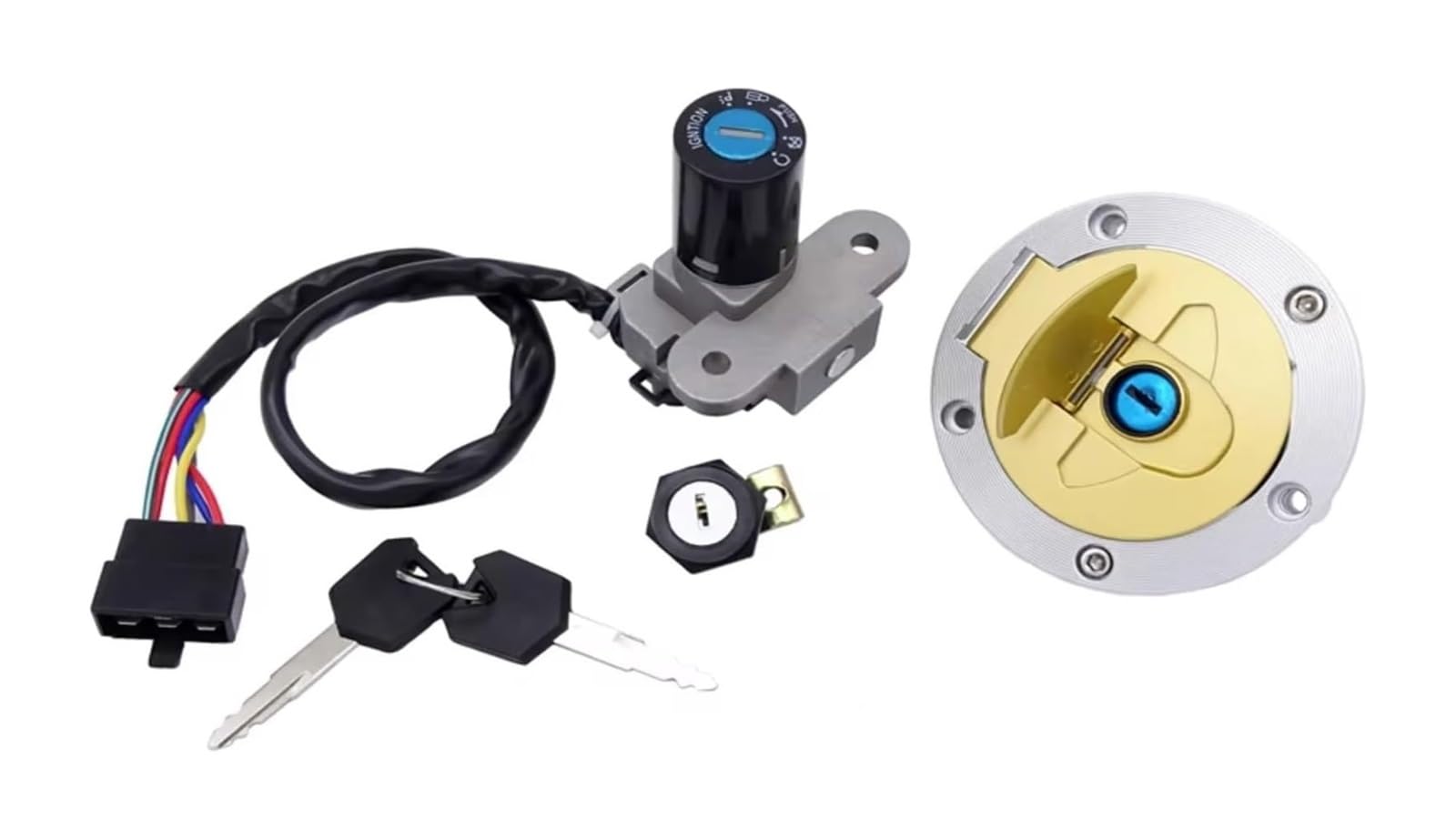Motorrad Zündschalter Für D&UCATI Für Monster620 2003 Für Monster900 1999-2004 6 Drähte Motorrad Zündschloss Sperren Tank Tankdeckel Abdeckung Sitz Motorrad Zündschalter Für D&UCATI Für Monster620 2003 Für Monster900 1999-2004 6 Drähte Motorrad Zündschloss Sperren Tank Tankdeckel Abdeckung Sitz von Ohocean
