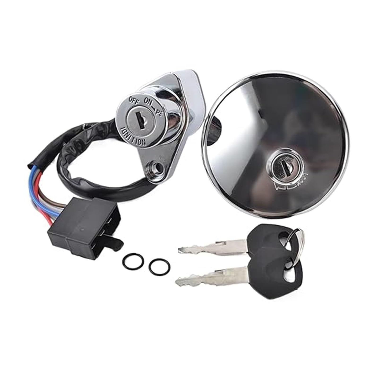 Motorrad Zündschalter Für EN500 500 LTD 1996-2000 Für VN400 1995-1997 Motorrad Zündschloss Tankdeckel Schloss Schlüssel Motorrad Zündschalter Für EN500 500 LTD 1996-2000 Für VN400 1995-1997 Motorrad Zündschloss Tankdeckel Schloss Schlüssel von Ohocean