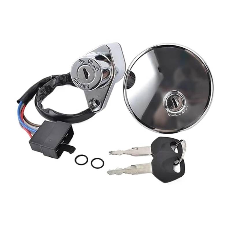 Motorrad Zündschalter Für EN500 500 LTD 1996-2000 Für VN400 1995-1997 Motorrad Zündschloss Tankdeckel Schloss Schlüssel von Ohocean
