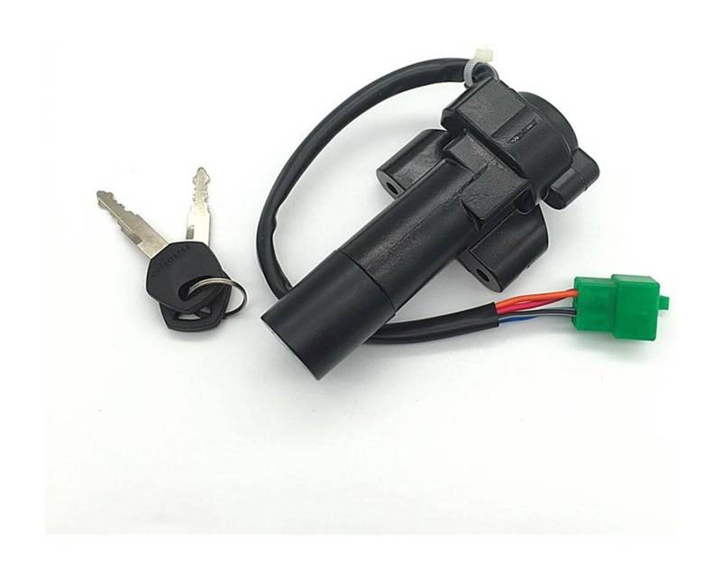Motorrad Zündschalter Für Haojue GN125 Für GN125H Für GN125F HJ150 HJ125-8-8E 4-6-Draht-Tankdeckel-Abdeckung Schlösser Motorrad-Zündschlüssel(2F 4 Wires) von Ohocean