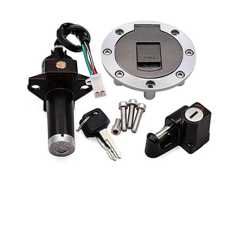 Motorrad Zündschalter Für Italika Dm250 Dm250x 2020 2021 2022 2023 2024 Motorrad Zündschloss Sperren Schlüssel Tankdeckel von Ohocean