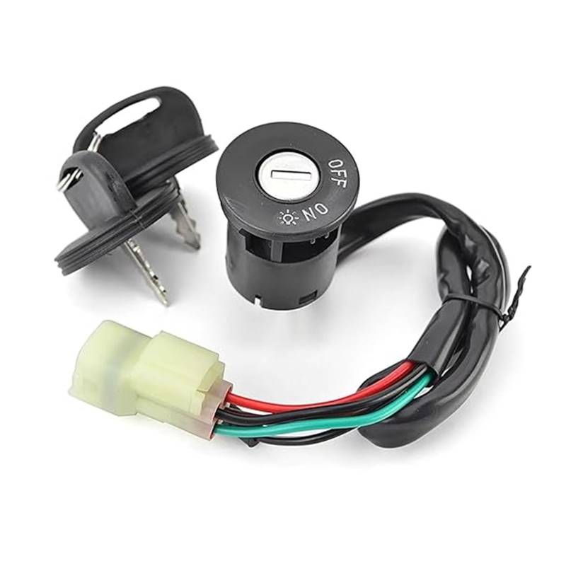 Motorrad Zündschalter Für K&YMCO Für ATV Für MXU 50 150 3305-756 35010-LCA4-9V0 35010-LCA4-90A Motorrad Zündschloss Sperrschlüssel von Ohocean