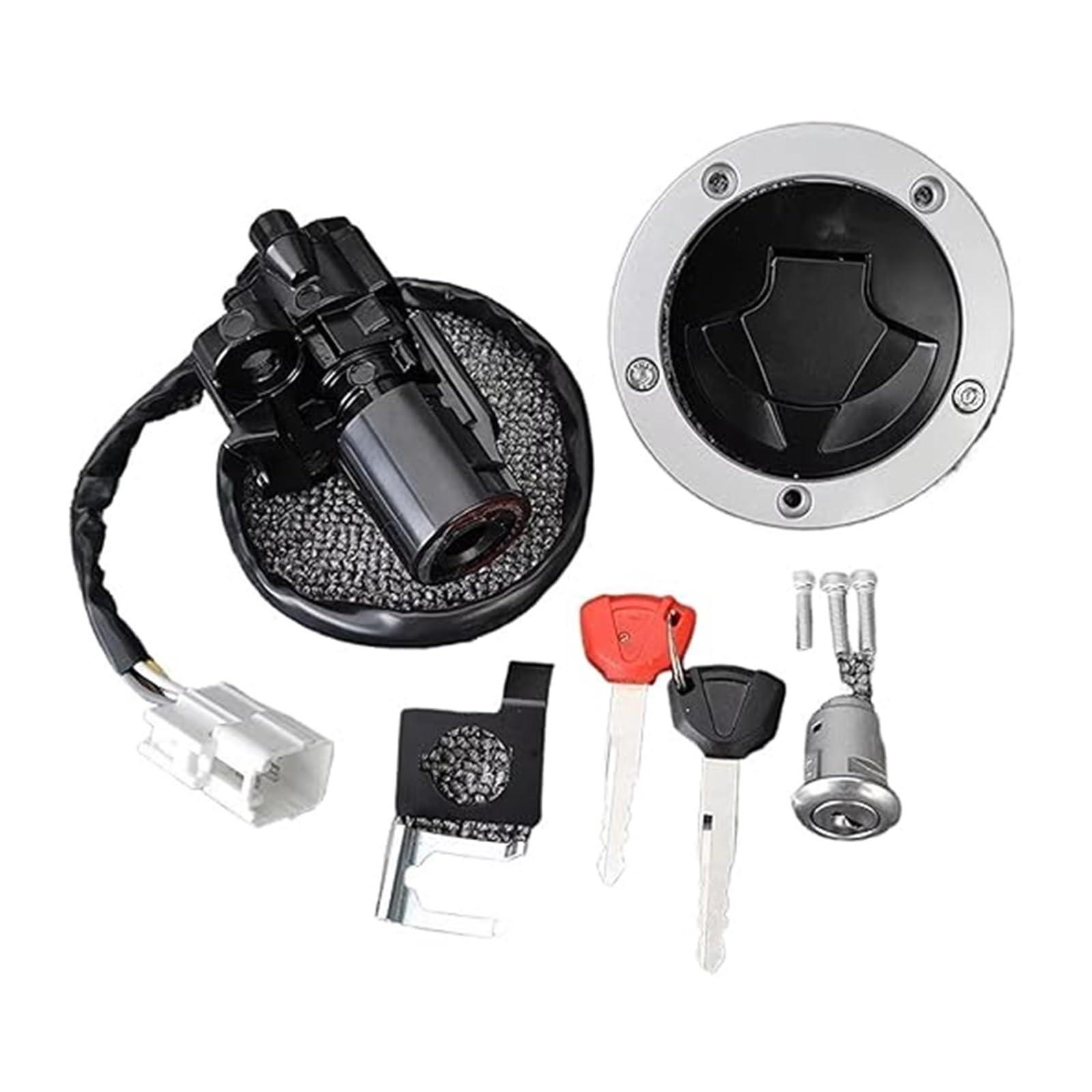 Motorrad Zündschalter Für Kawa&saki ZX1000 ZX636 Für Ninja 1000 Für ZX6R Für ZX10R ZX1000 Für Z1000SX Kraftstoff Gas Kappe Zündung Schalter Sitz Lock Schlüssel Motorrad Zündschalter Für Kawa&saki ZX1000 ZX636 Für Ninja 1000 Für ZX6R Für ZX10R ZX1000 Für Z1000SX Kraftstoff Gas Kappe Zündung Schalter Sitz Lock Schlüssel von Ohocean