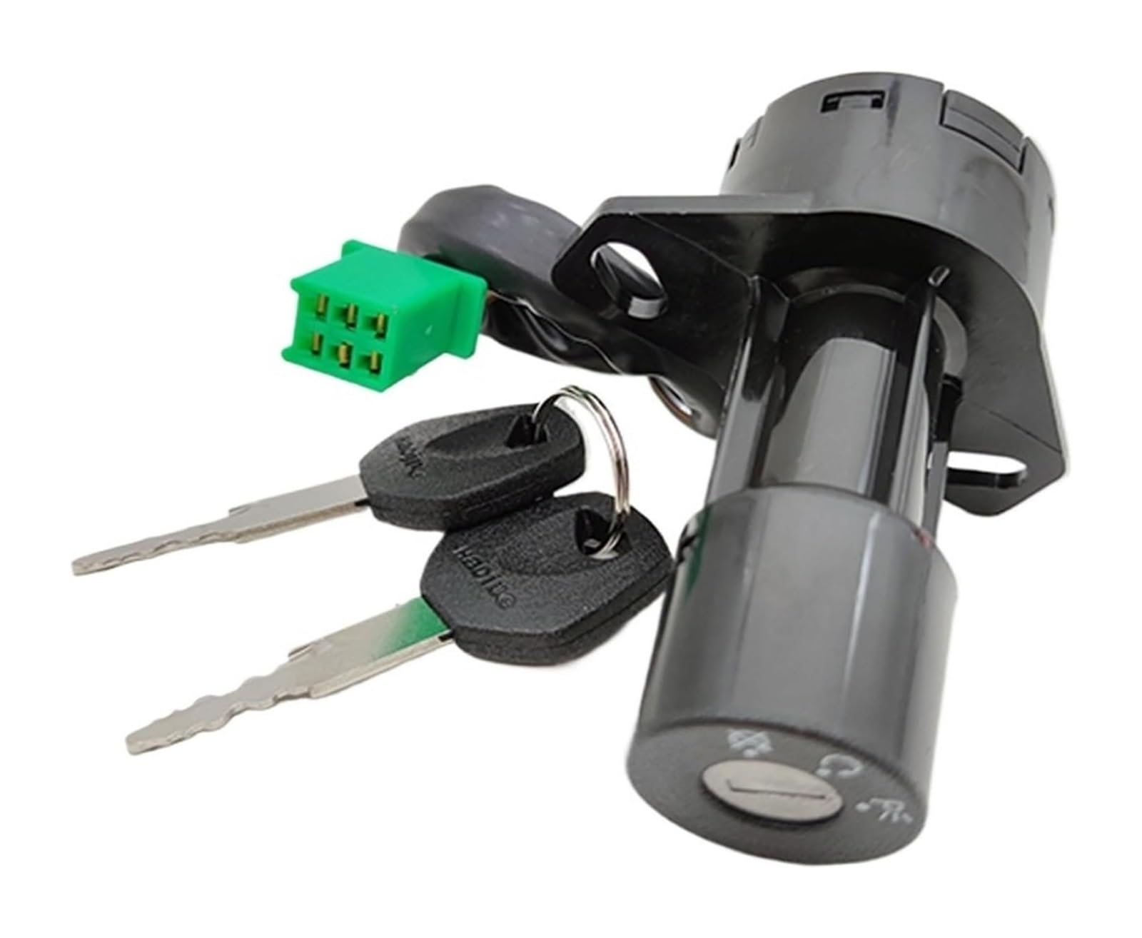 Motorrad Zündschalter Für Suz&uki 4Draht 6 Draht Tankdeckel Abdeckung Schlösser Motorrad Zündschlüssel Set(Switch 4 Wires) von Ohocean