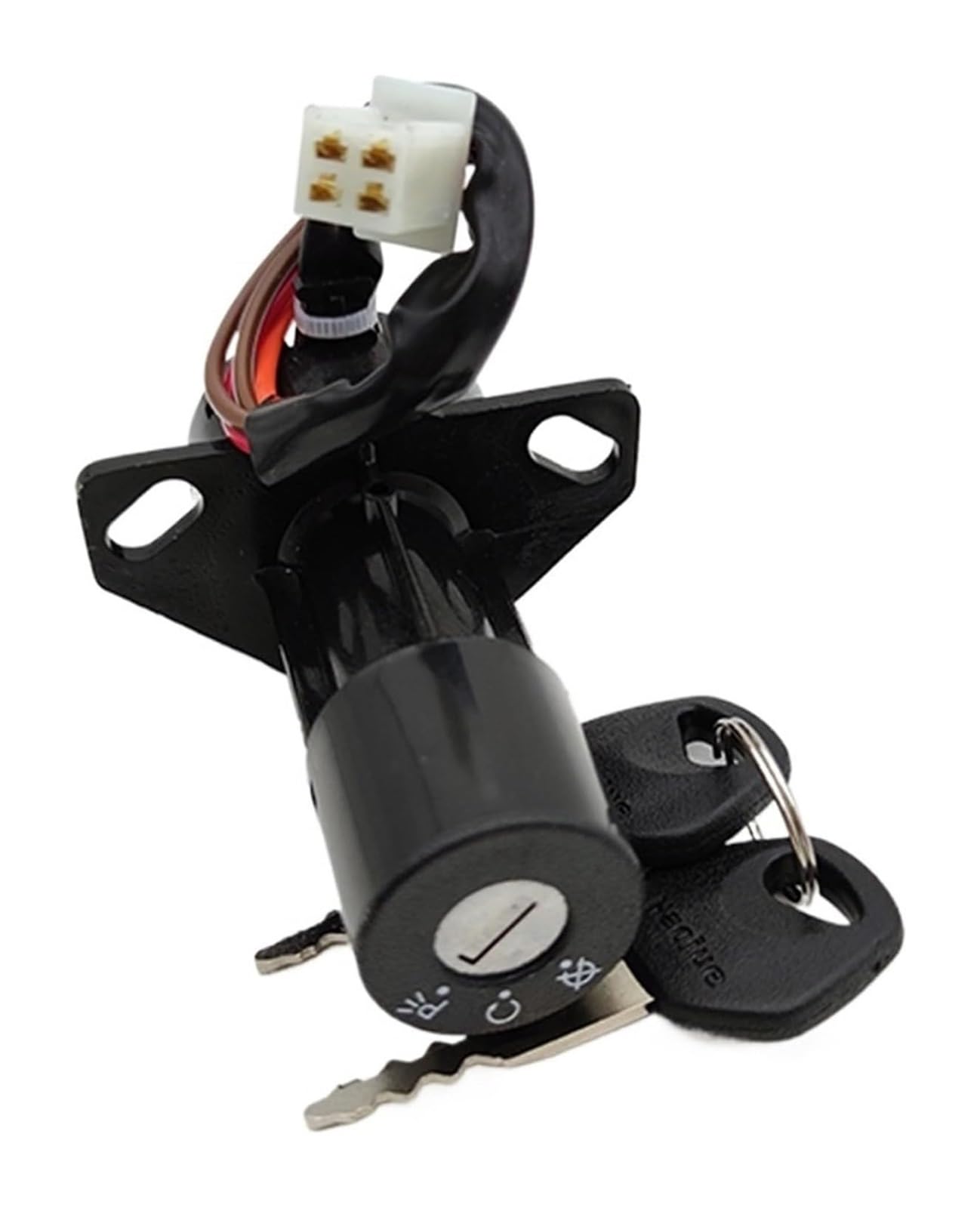 Motorrad Zündschalter Für Suz&uki 4Draht 6 Draht Tankdeckel Abdeckung Schlösser Motorrad Zündschlüssel Set(Switch 6 Wires) von Ohocean