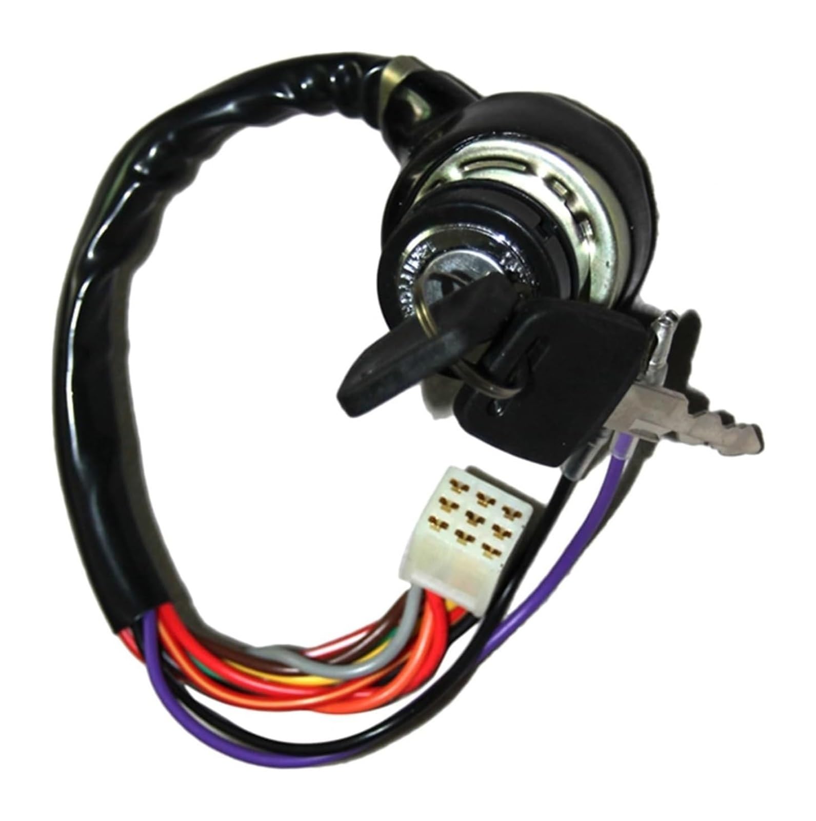 Motorrad Zündschalter Für Suz&uki AX100 A100 100cc 2-Hub Motorrad Elektrische Ausrüstung Zündschlüssel Tankdeckel Schloss(Switch) von Ohocean