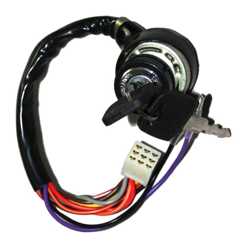 Motorrad Zündschalter Für Suz&uki AX100 A100 100cc 2-Hub Motorrad Elektrische Ausrüstung Zündschlüssel Tankdeckel Schloss(Switch) von Ohocean