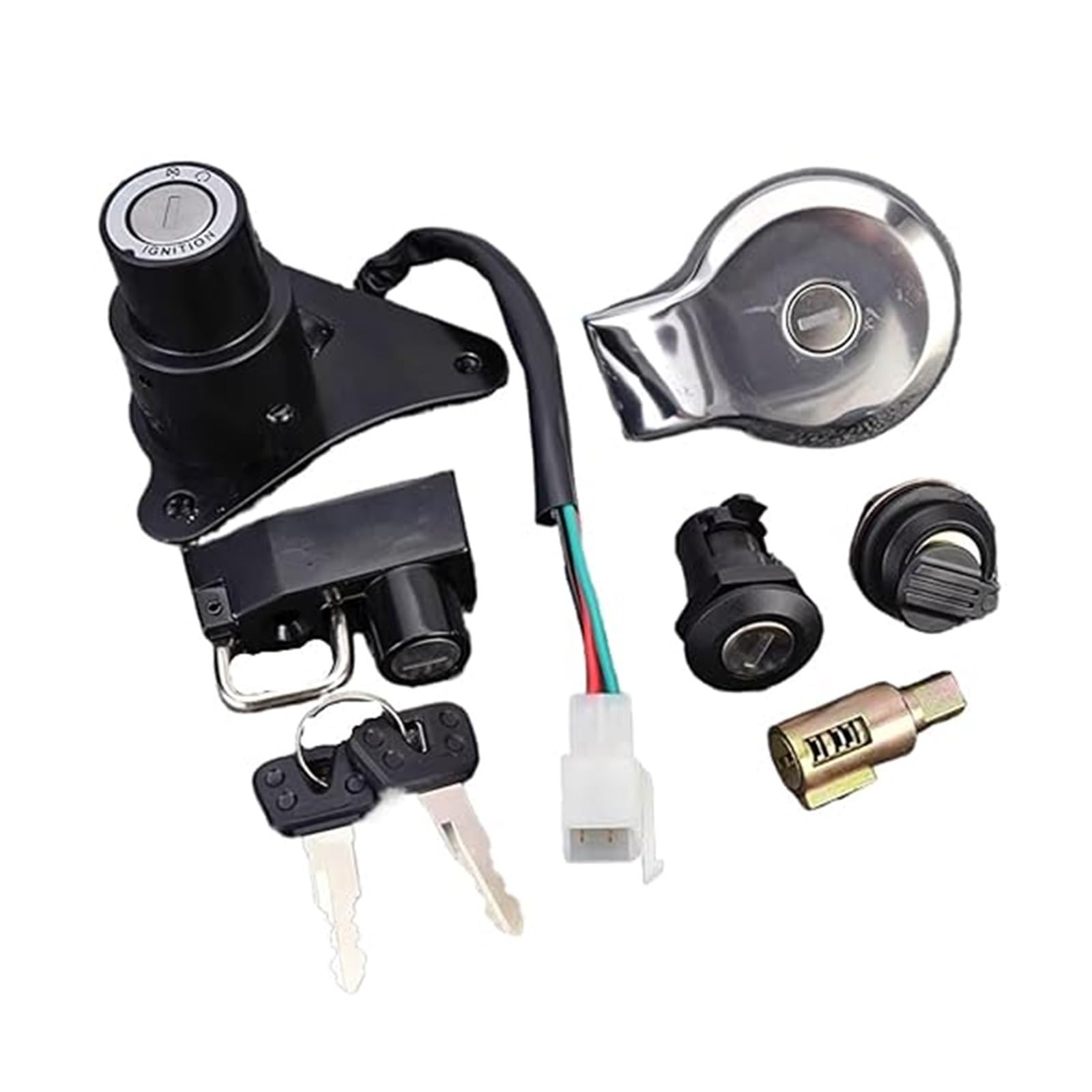 Motorrad Zündschalter Für XV125 Für Virago125 1997-2000 Für XV250 Für Virago 250 1988-2013 Motorrad-Zündschalter-Tankdeckel Motorrad Zündschalter Für XV125 Für Virago125 1997-2000 Für XV250 Für Virago 250 1988-2013 Motorrad-Zündschalter-Tankdeckel von Ohocean