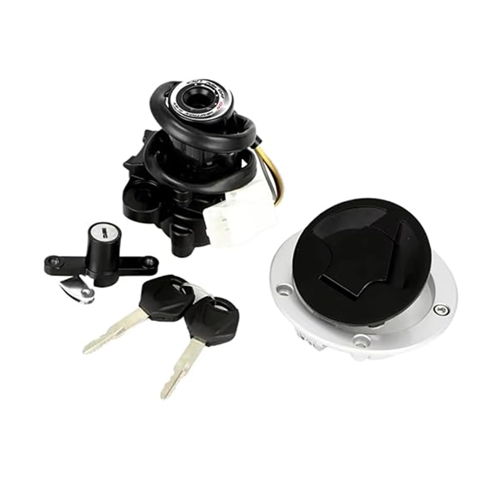 Motorrad Zündschalter Für Z1000SX Für Ninja Für ZX-6R Für ZX6R Für ZX636 2011-2016 Motorrad-Tankdeckel-Zündschalter-Sitzschlossschlüssel Motorrad Zündschalter Für Z1000SX Für Ninja Für ZX-6R Für ZX6R Für ZX636 2011-2016 Motorrad-Tankdeckel-Zündschalter-Sitzschlossschlüssel von Ohocean