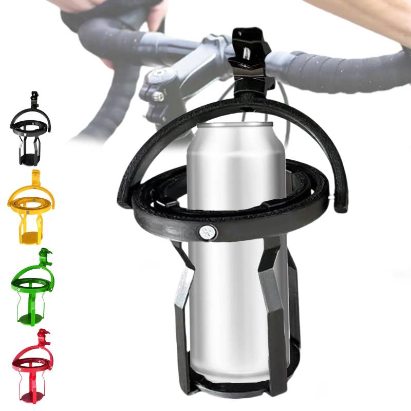 Ohphnt gyroskopischer getränkehalter,gyroscopic Cup Holder,gyroskopischer Getränkehalter Mit Klemme,3D-Getränkehalter for Motorräder, Kein Verschütten, Selbstnivellierende Getränkehalterklemme von Ohphnt
