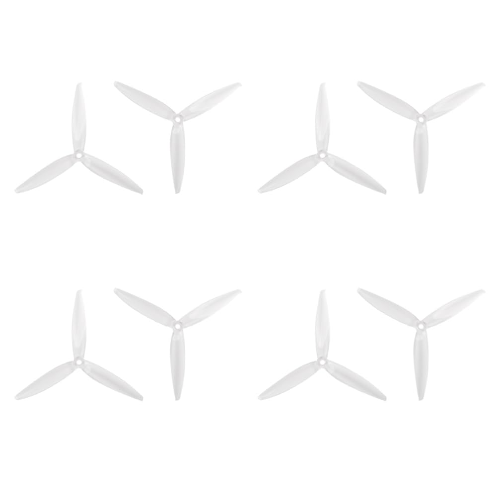 Ohulelks 4 Paar 7040 7X4X3 3-Blatt PC-Propeller CW+CCW für RC FPV Freestyle 7-Langstrecken-Drohnen DIY-Teile C Ohulelks 4 Paar 7040 7X4X3 3-Blatt PC-Propeller CW+CCW für RC FPV Freestyle 7-Langstrecken-Drohnen DIY-Teile C von Ohulelks