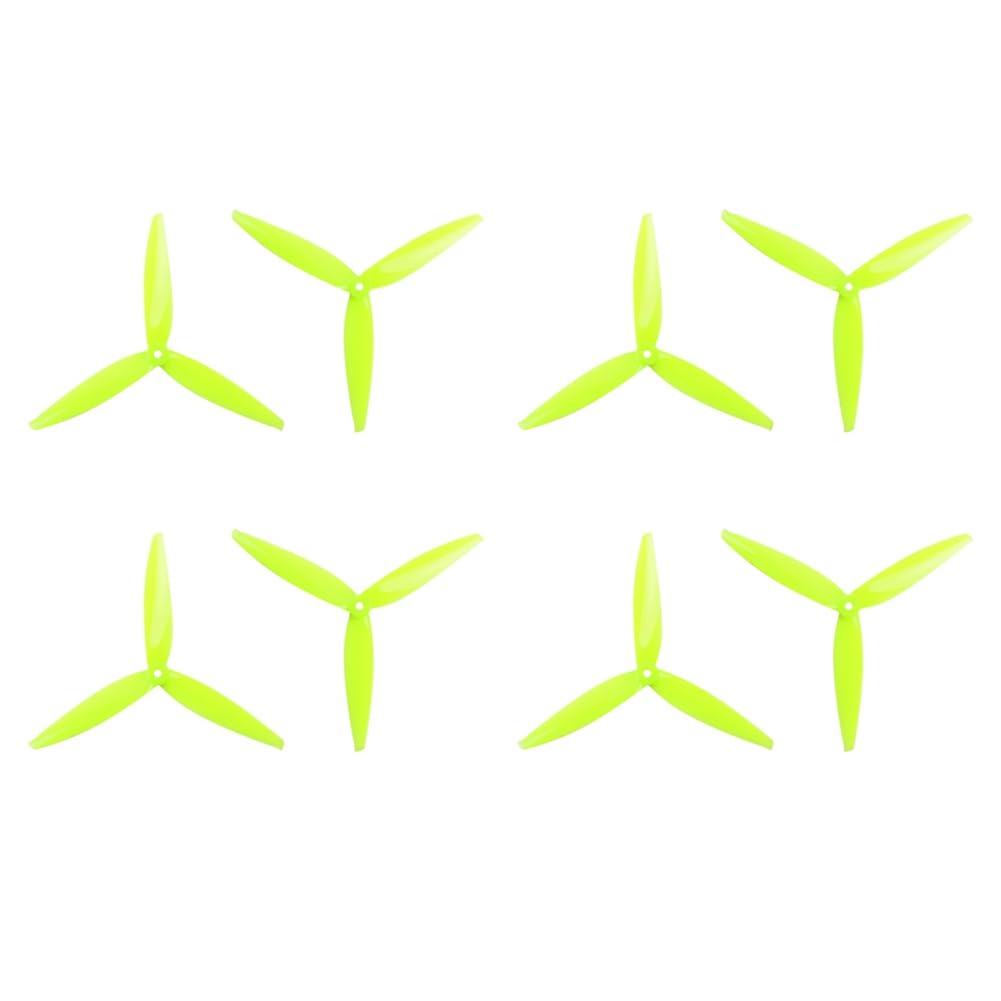 Ohulelks 4 Paar 7040 7X4X3 3-Blatt PC Propeller CW+CCW für RC FPV Freestyle 7- Long Range Drohnen DIY Teile D Ohulelks 4 Paar 7040 7X4X3 3-Blatt PC Propeller CW+CCW für RC FPV Freestyle 7- Long Range Drohnen DIY Teile D von Ohulelks