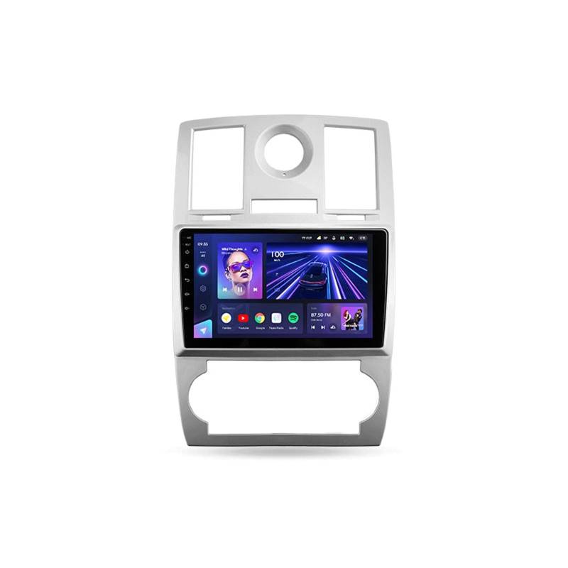 Android 10 Autoradio Mit Navi Für Chrysler 300C 12004-2011 Plug-and-Play Car Radio Player GPS Navigation 2 Din Radio Bluetooth USB Unterstützt RDS USB Kamera SWC SD (Color : T300 1+16G) von Oitflih
