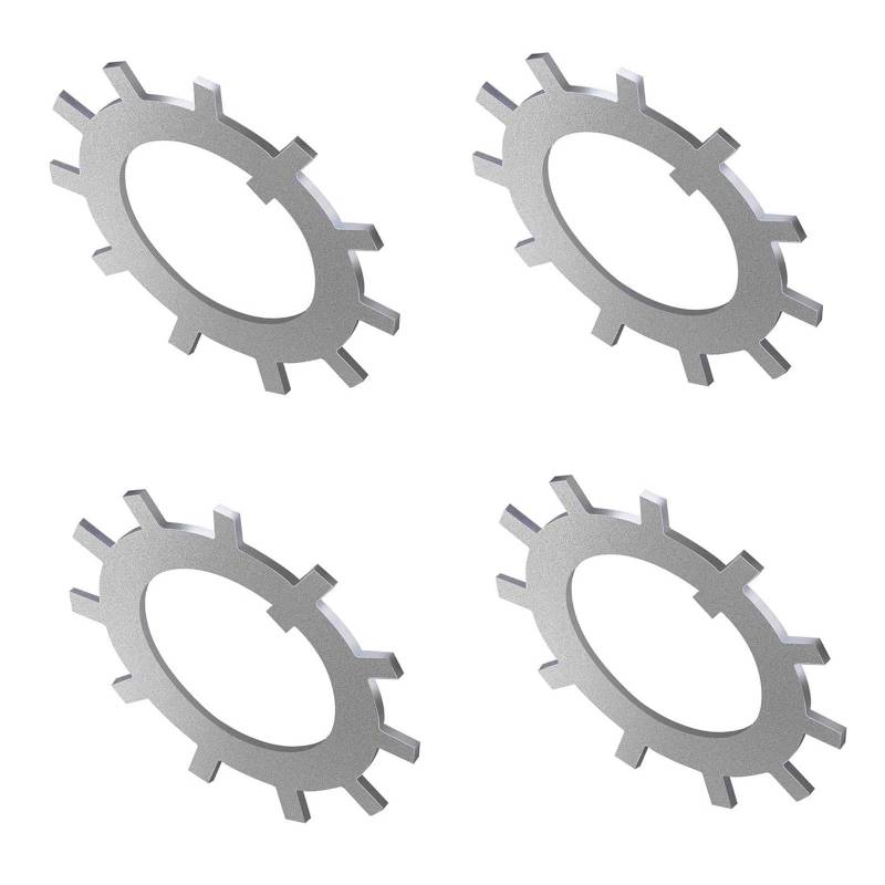 Okiyakusama 4X -Anhängerradspindelspindern, Achsenteile, Ersatz für Radachse Anhänger von Okiyakusama