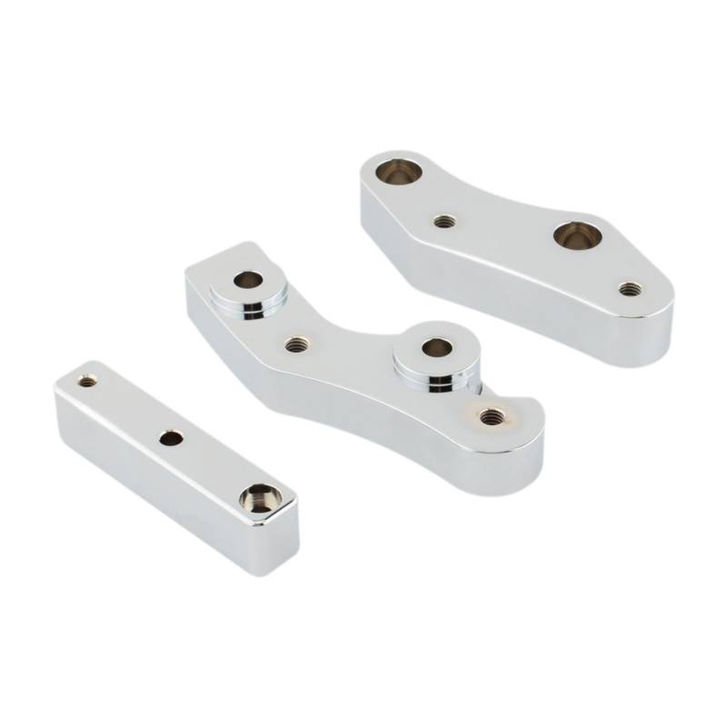 Okiyakusama Floodboard Relocators 1620-2432 Motorradteile für Softailerbe 114 FLHCS, Argent von Okiyakusama