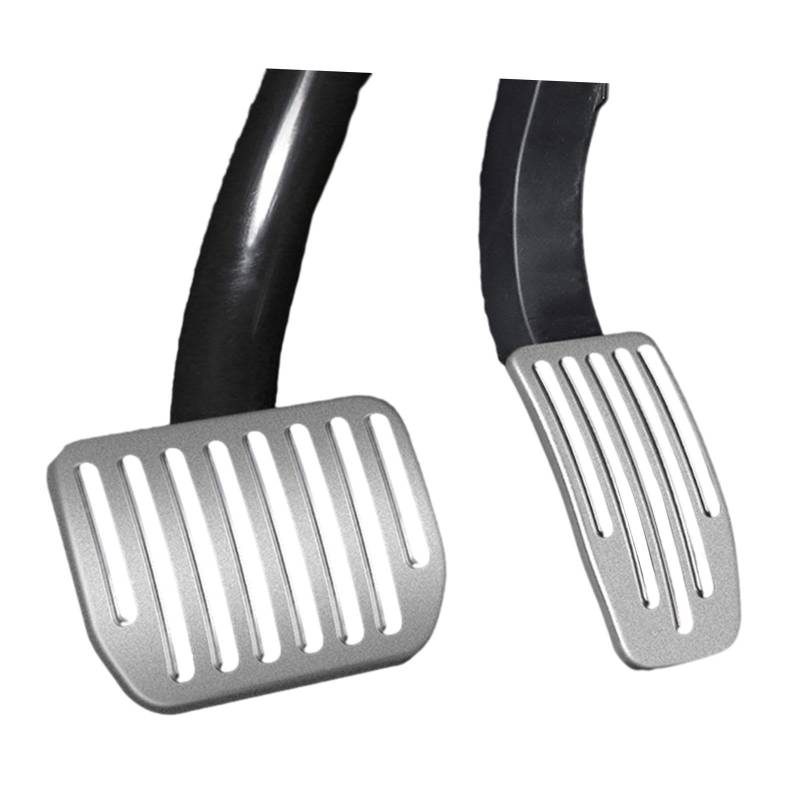 Okiyakusama Foot Pedal Pads Automobilbremsbeschleuniger Pedal Bedecken Ärmel für Modell 3, Silber von Okiyakusama