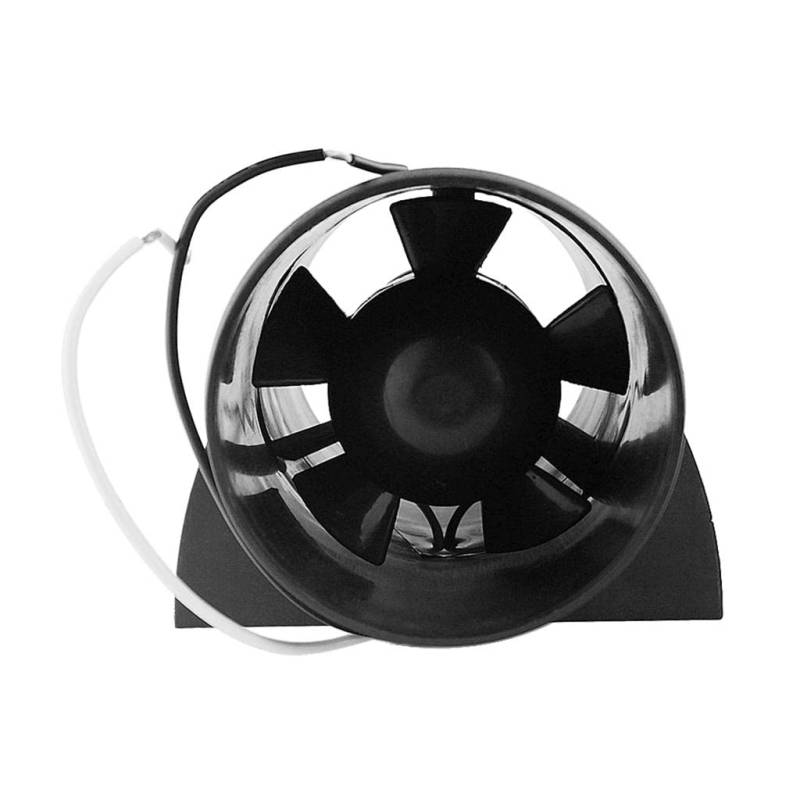 Okiyakusama Schwarz 12 V 3" Inline Marine Kabinen Bilgenmotor Luftgebläse 145CFM Leise Boote von Okiyakusama