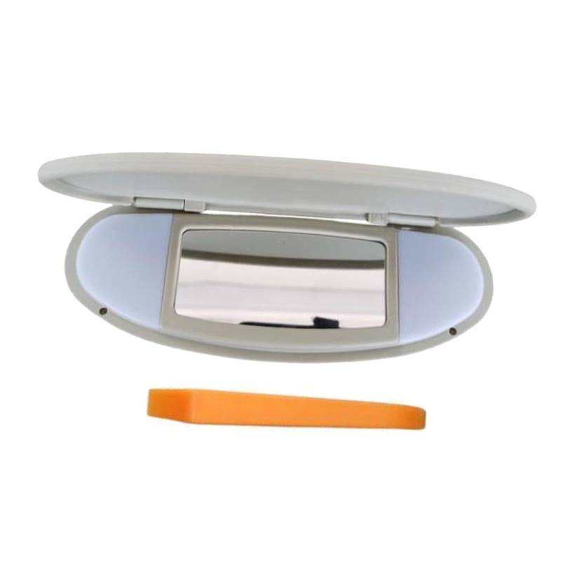 Okiyakusama Sonnenblendenabdeckung für Auto, 51167361833, Ersatzteil für Make Up Spiegel, Hellgelb von Okiyakusama