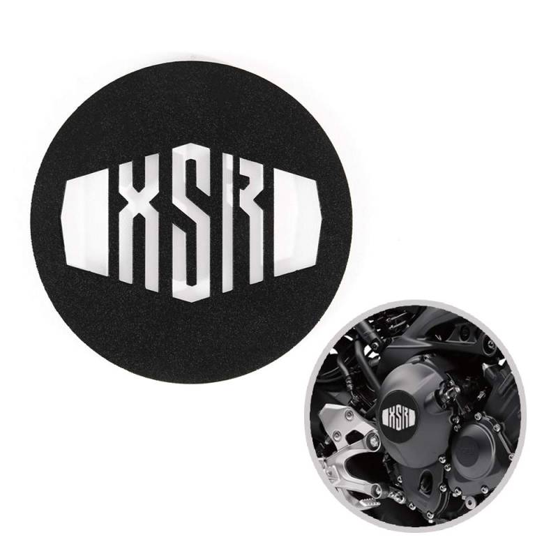 Oldbones Edelstahl pulverbeschichtet Motorrad Kupplungsdeckel oben für XSR900 XSR 900 in Schwarz von Oldbones