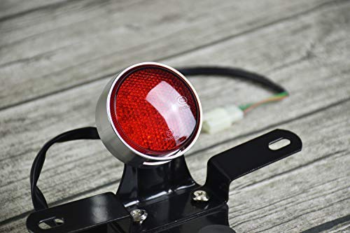 Oldbones Motorrad CNC Rücklicht Lizenz Halterung Retro Cafe Racer Modifiziert Benutzerdefinierte von Oldbones