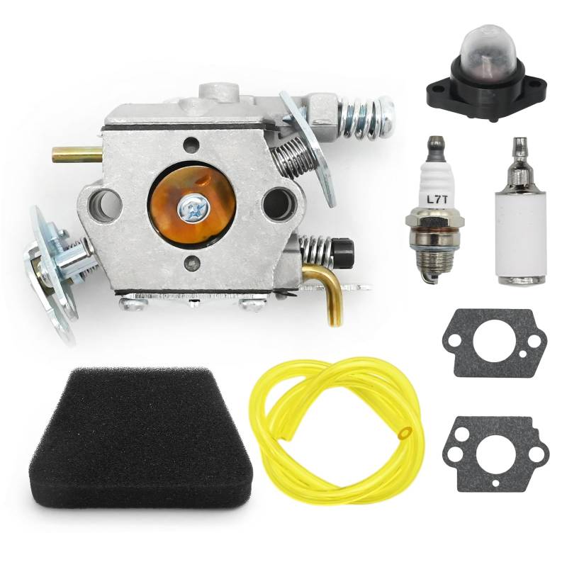 Ollanoos 5300718-21 Vergaser-Kits, Ersatz für McCulloch 333 335 338 435 436 438 440 441 442 444 Kettensägenvergaser, Ersatz für Walbro 33-29 von Ollanoos