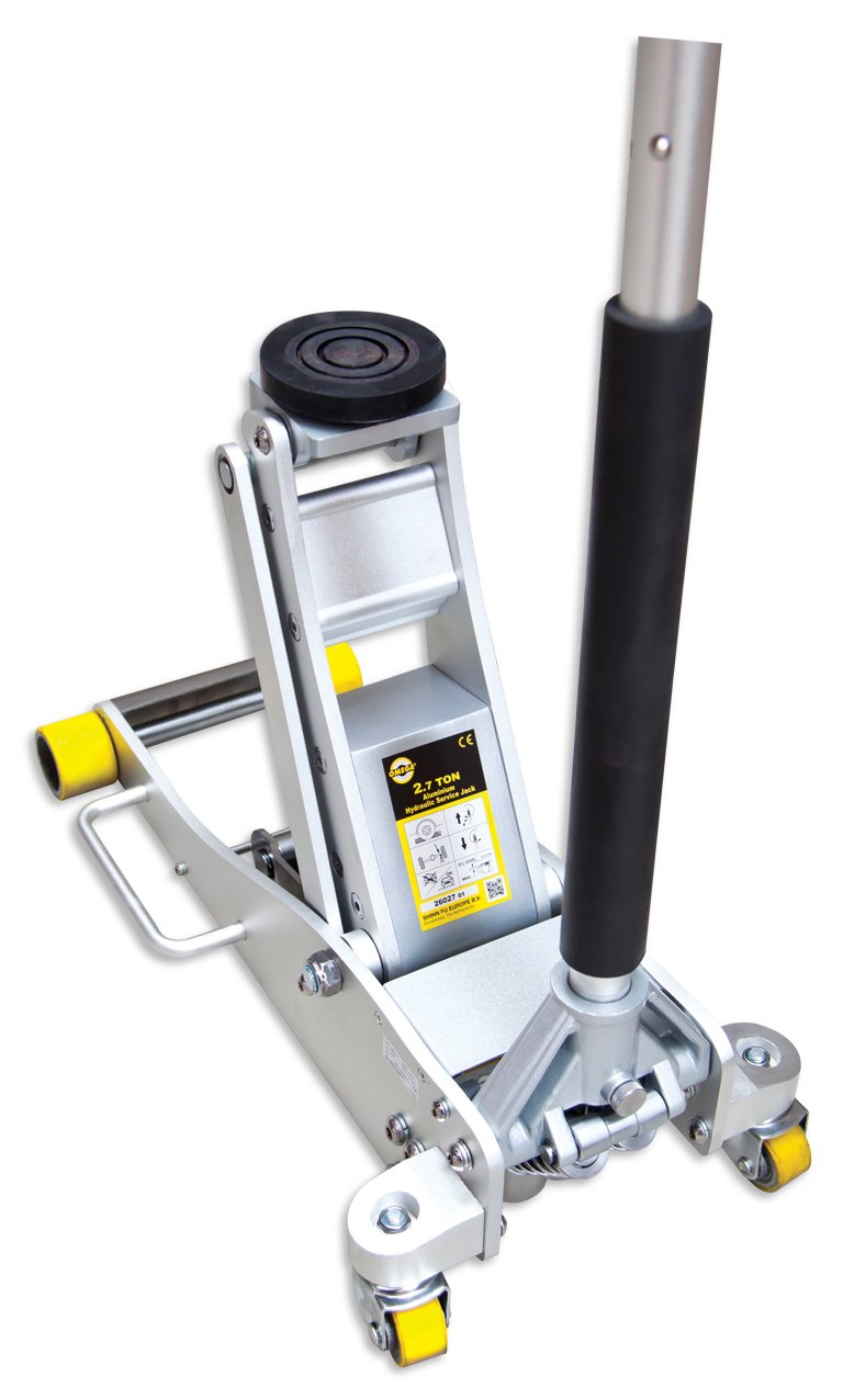 Omega Mechanix 2602701 OMEGA 2.7 Tonnen Aluminium-Wagenheber, PU-Rad von Omega Lift Equipment