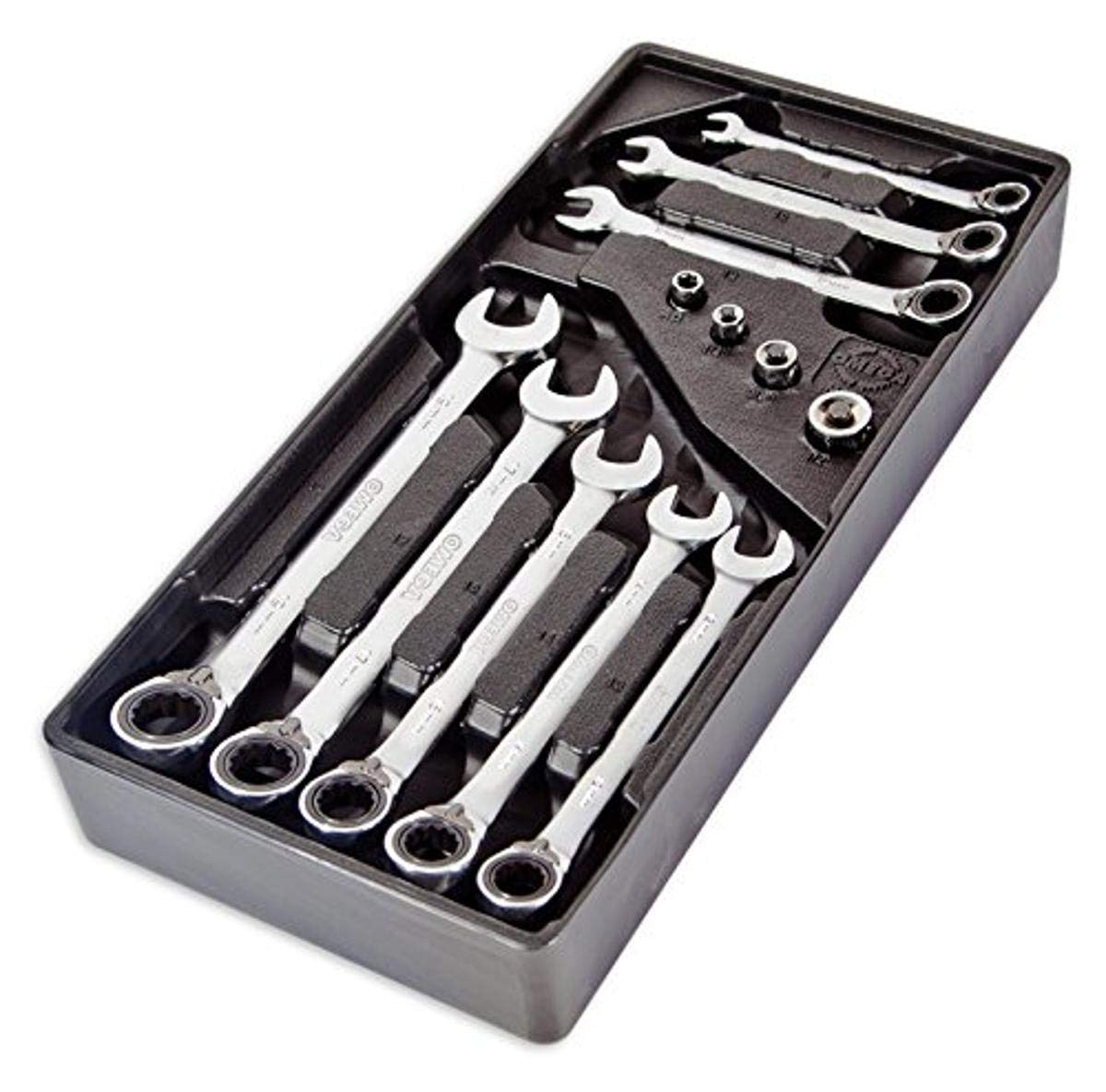 Omega Mechanix M2012 Umschaltbar Geartech Ratschen-Ringmaulschlüsselsatz, 12-Teilig Omega Mechanix M2012 Umschaltbar Geartech Ratschen-Ringmaulschlüsselsatz, 12-Teilig von Omega Lift Equipment