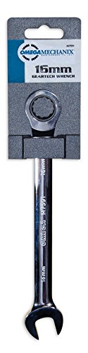 Omega Mechanix M7591 Ratschen-Schraubenschlüssel - 16mm - CR-V - Profi-Qualität von Omega