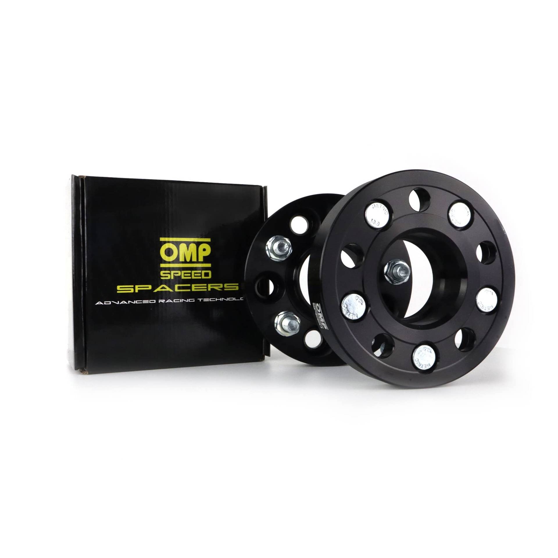 OMP Speed OMPS09212001 Doppeltes Abstandshalter, 2 Stück, 20 mm, PCD: 5 x 114,3, CB: 66,1, Außen: 150, Mutter x 10, M12 x 1,5, Schwarz, Aluminium OMP Speed OMPS09212001 Doppeltes Abstandshalter, 2 Stück, 20 mm, PCD: 5 x 114,3, CB: 66,1, Außen: 150, Mutter x 10, M12 x 1,5, Schwarz, Aluminium von OMP