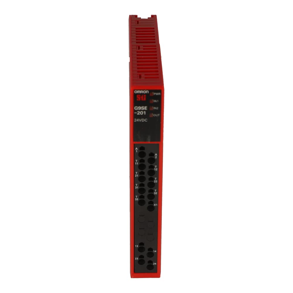G9SE-201-DC24 | 679415 | OMRON CONFIGURABLE SAFETY RELAY, DUAL CHANNEL, 24 V DC, 2 SAFETY, 1 AUXILIARY von Omron