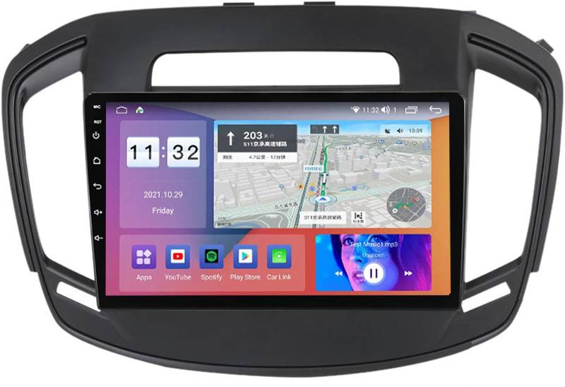 OmurgA Android 12.0 Autoradio Stereo Radio Für O-Pel Insignia 2013-2017 Sat GPS Navigation 9 Zoll Touchscreen Multimedia Player FM BT Receiver Mit 4G 5G WiFi SWC DSP Mirror Link Carplay M700S von OmurgA
