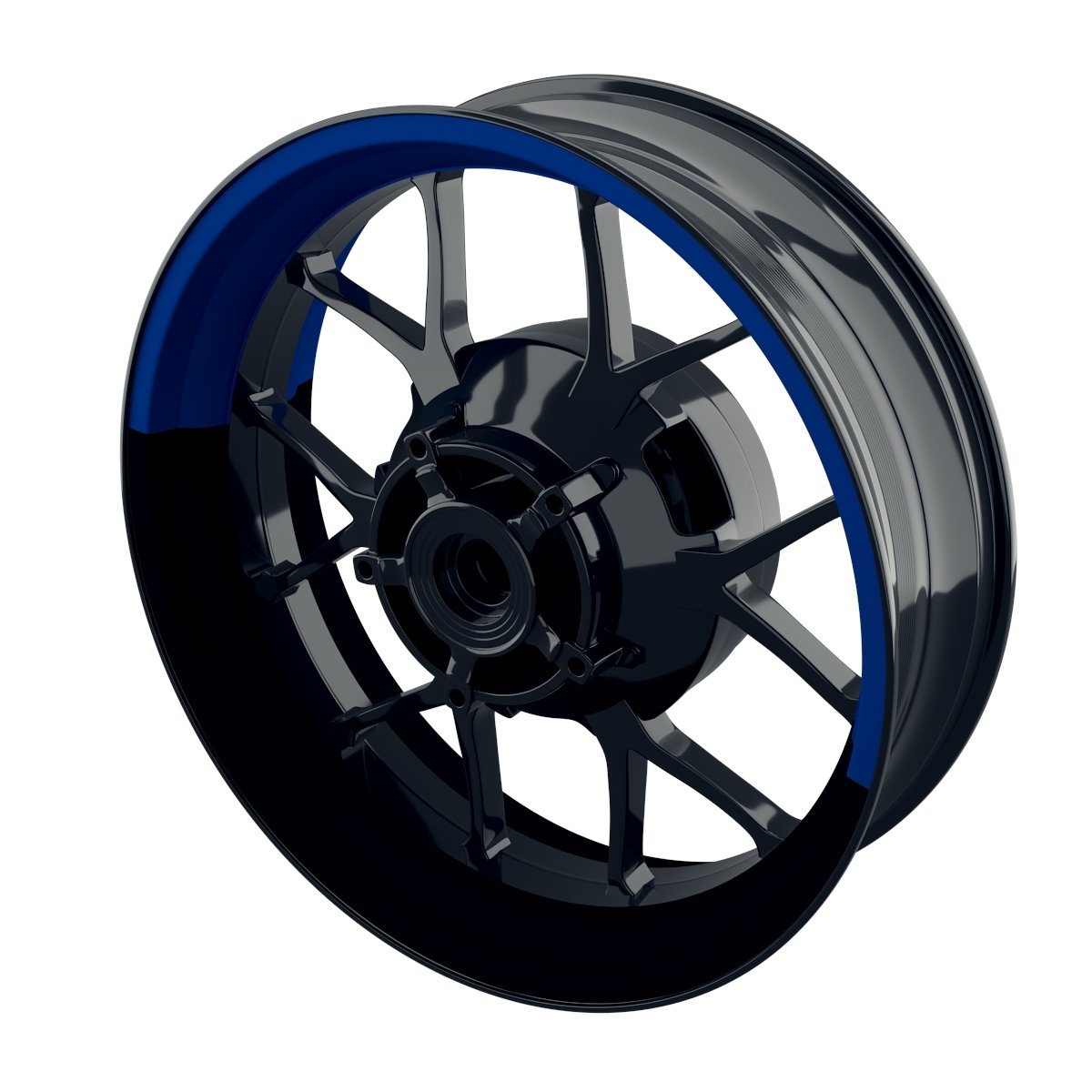 One-Wheel Felgenaufkleber halb halb schwarz blau matt One-Wheel Felgenaufkleber halb halb schwarz blau matt von One-Wheel
