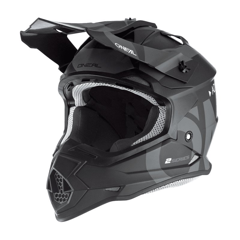 Oneal 2SRS Helm SLICK schwarz/grau von Oneal