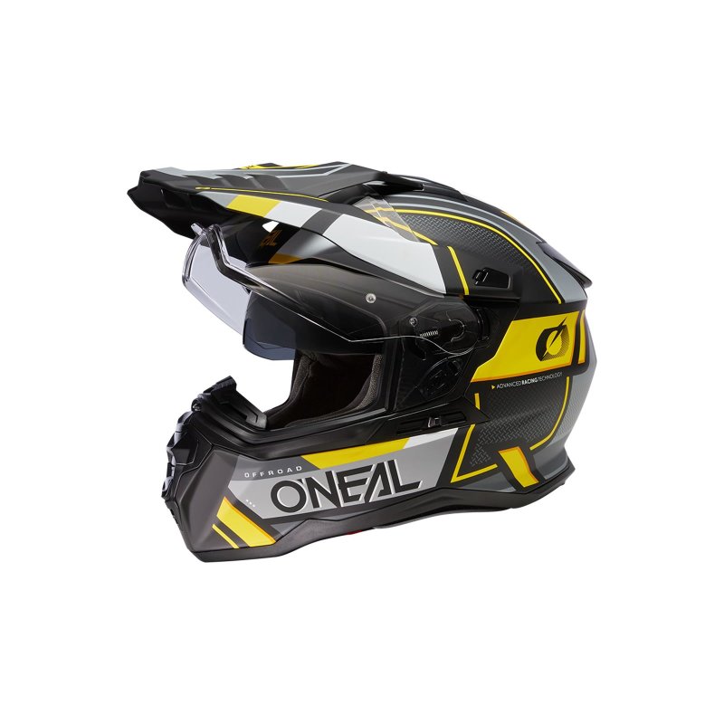 Oneal D-SRS Helm SQUARE schwarz/grau/neongelb von Oneal