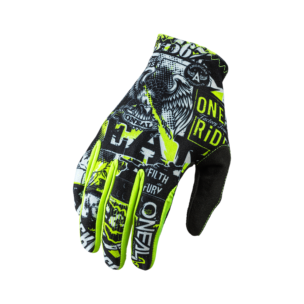 Oneal MATRIX Youth Glove ATTACK black/neon yellow M/5 von Oneal