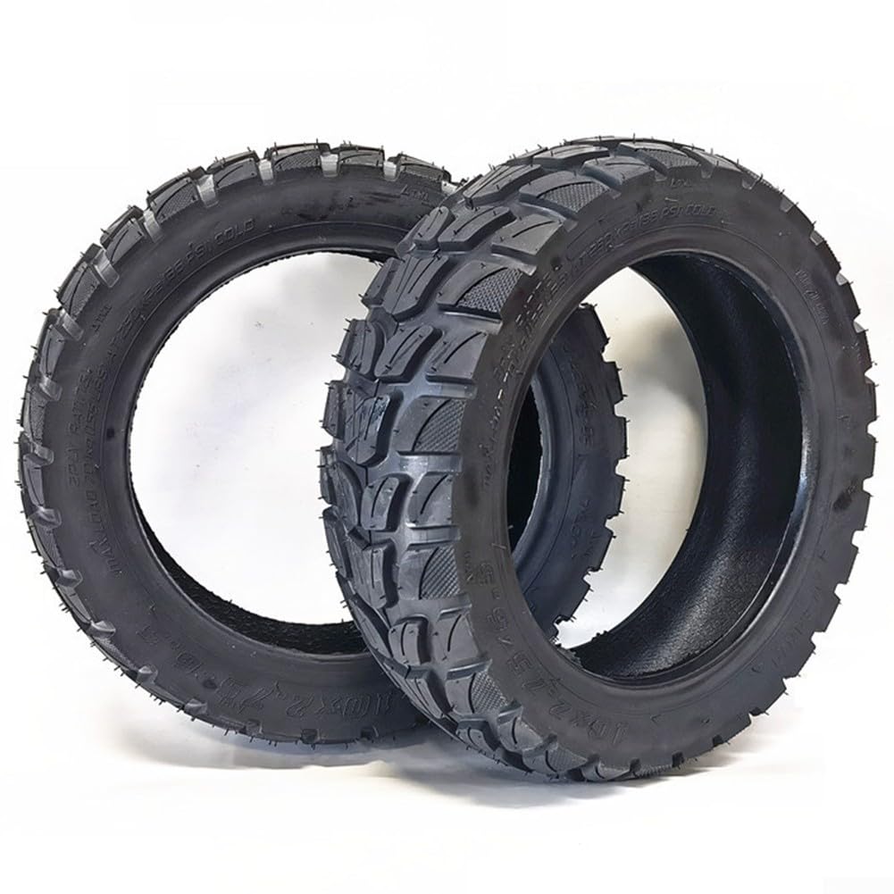 Oniissy 25,4 cm (10 Zoll) Roller-Reifen, 10 x 2,75–6,5 schlauchlose Offroad-Reifen, Elektroroller-Reifen, pannensichere Reifen, Ersatzrad (2 Stück) von Oniissy