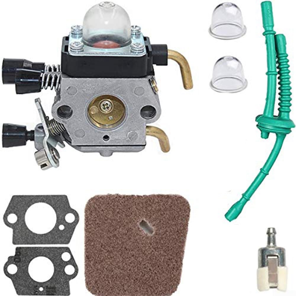 Oniissy Vergaser Rasenmäher Vergaser Ersatz Set für FS55 FS55C FS55R FS55RC FS85 FS80R FS85R Gewindeschneider Eater, verbesserte Motorleistung von Oniissy