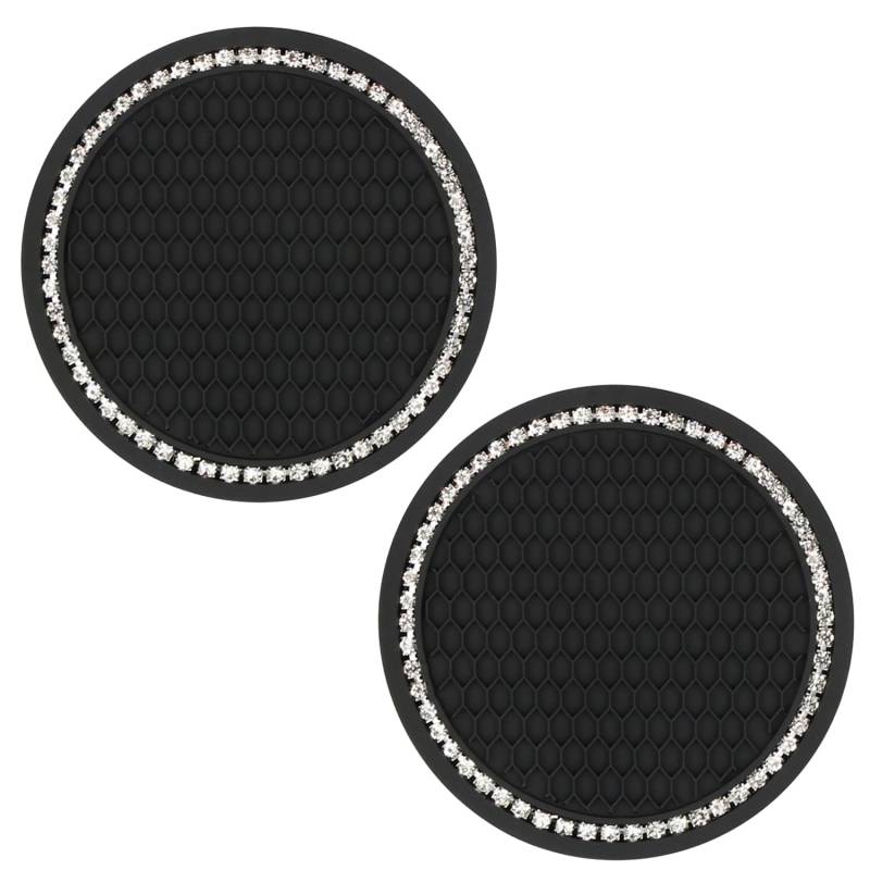 2 Stück Auto Getränkehalter Untersetzer Universal Auto Getränkehalter Einsatz Silikon Anti-Rutsch Auto Halter Untersetzer für Alle Modelle Autotassenhalter Matte Car Cup Autozubehör für Frauen von Onperpoe