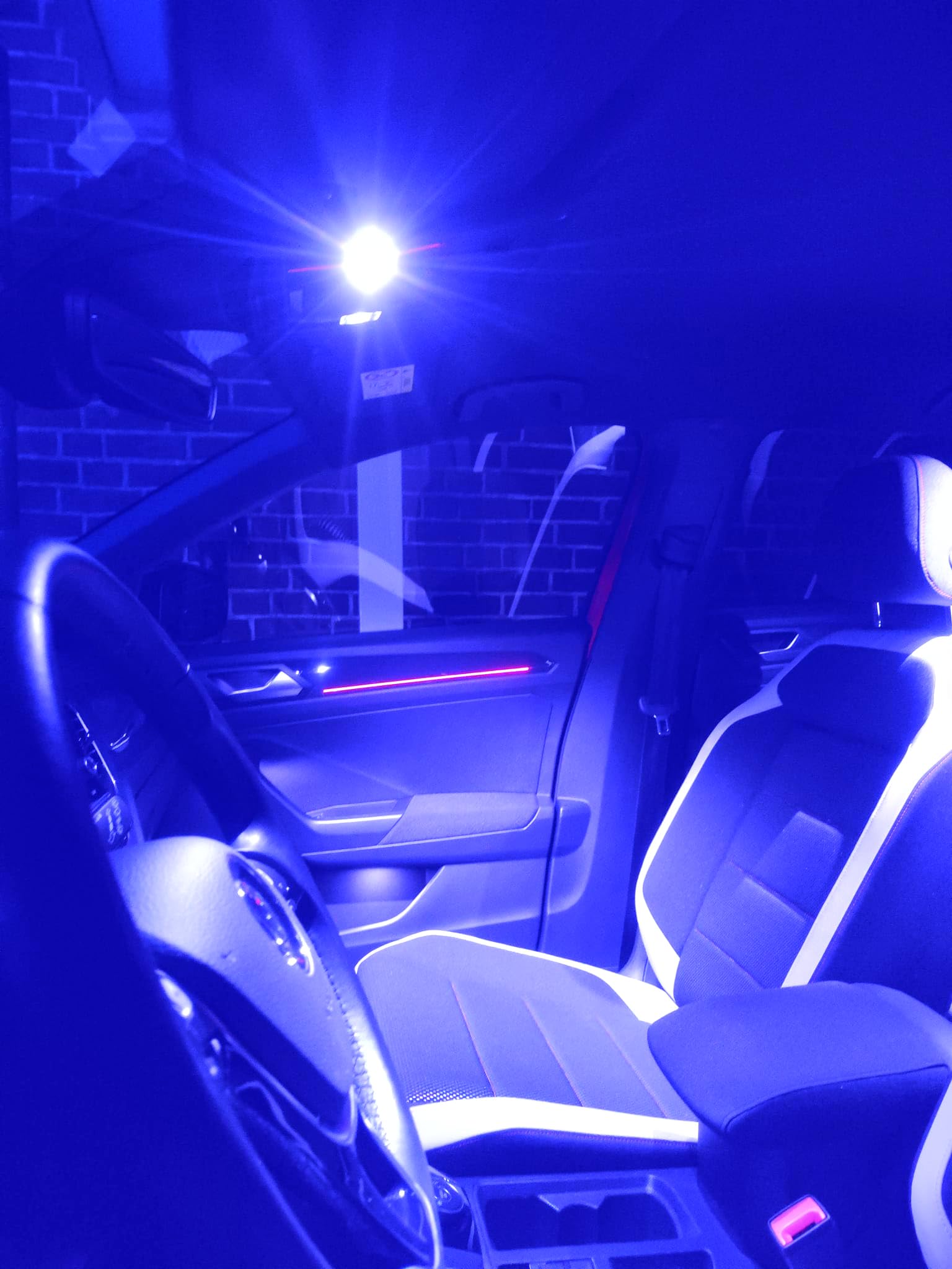 Onwomania Innenraum Leuchtmittel Beleuchtung Set kompatibel mit Volvo XC 70 (2008-) / Innenraumbeleuchtung/Blau 6 Stück von Onwomania