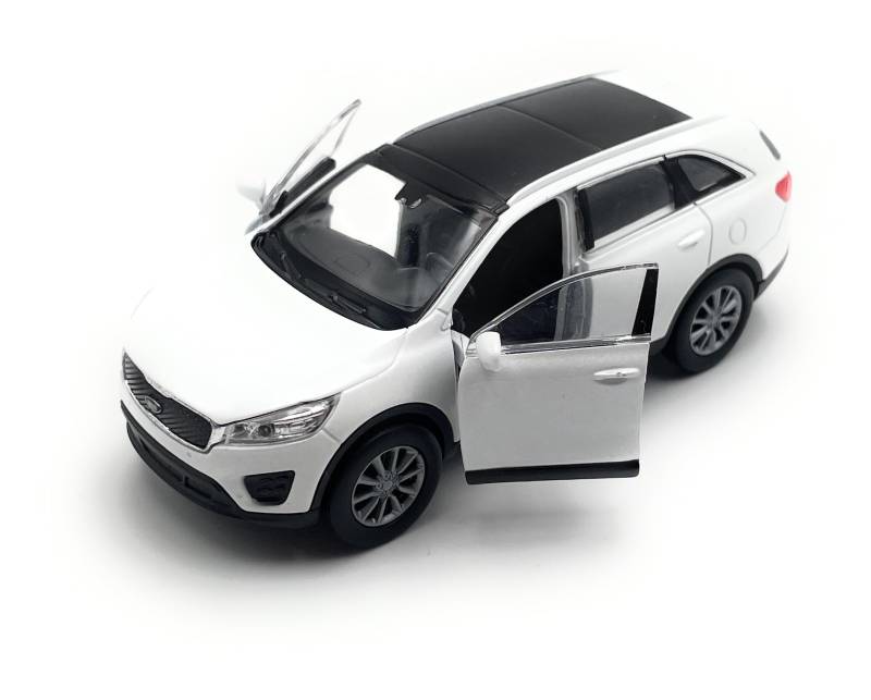 Onwomania Modellauto Kia Sorento 1:34-39 Weiß Auto Miniatur Fahrzeug von Onwomania