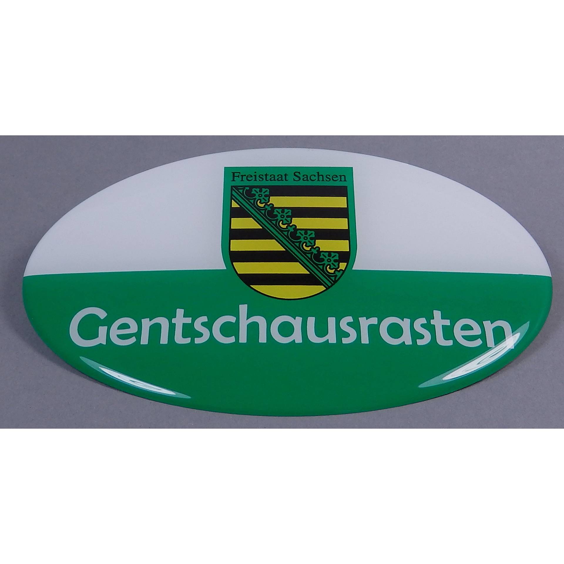Aufkleber Gentschausrasten oval Aufkleber Gentschausrasten oval von Oorschwerbleede
