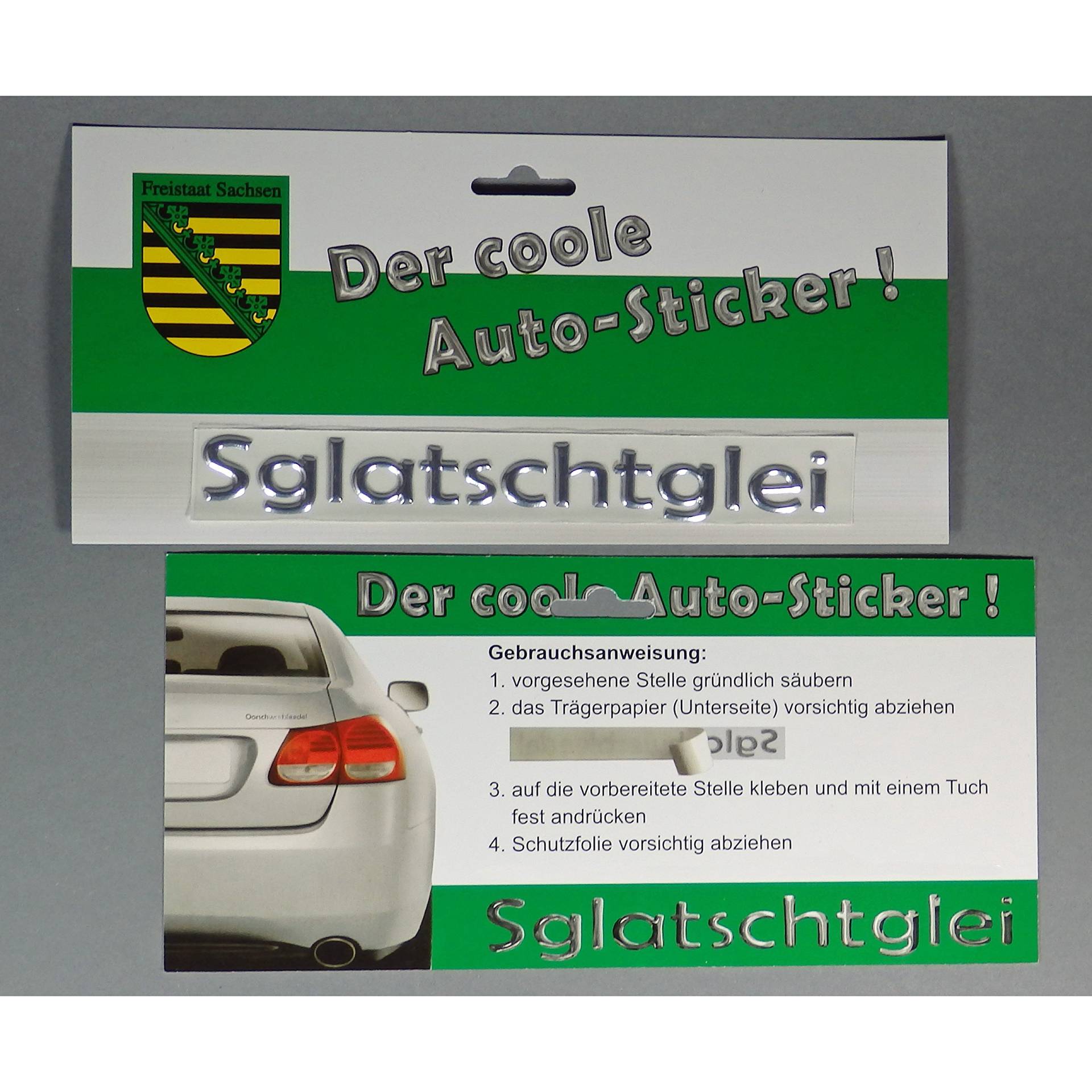 Aufkleber Sglatschtglei Schriftzug Aufkleber Sglatschtglei Schriftzug von Oorschwerbleede
