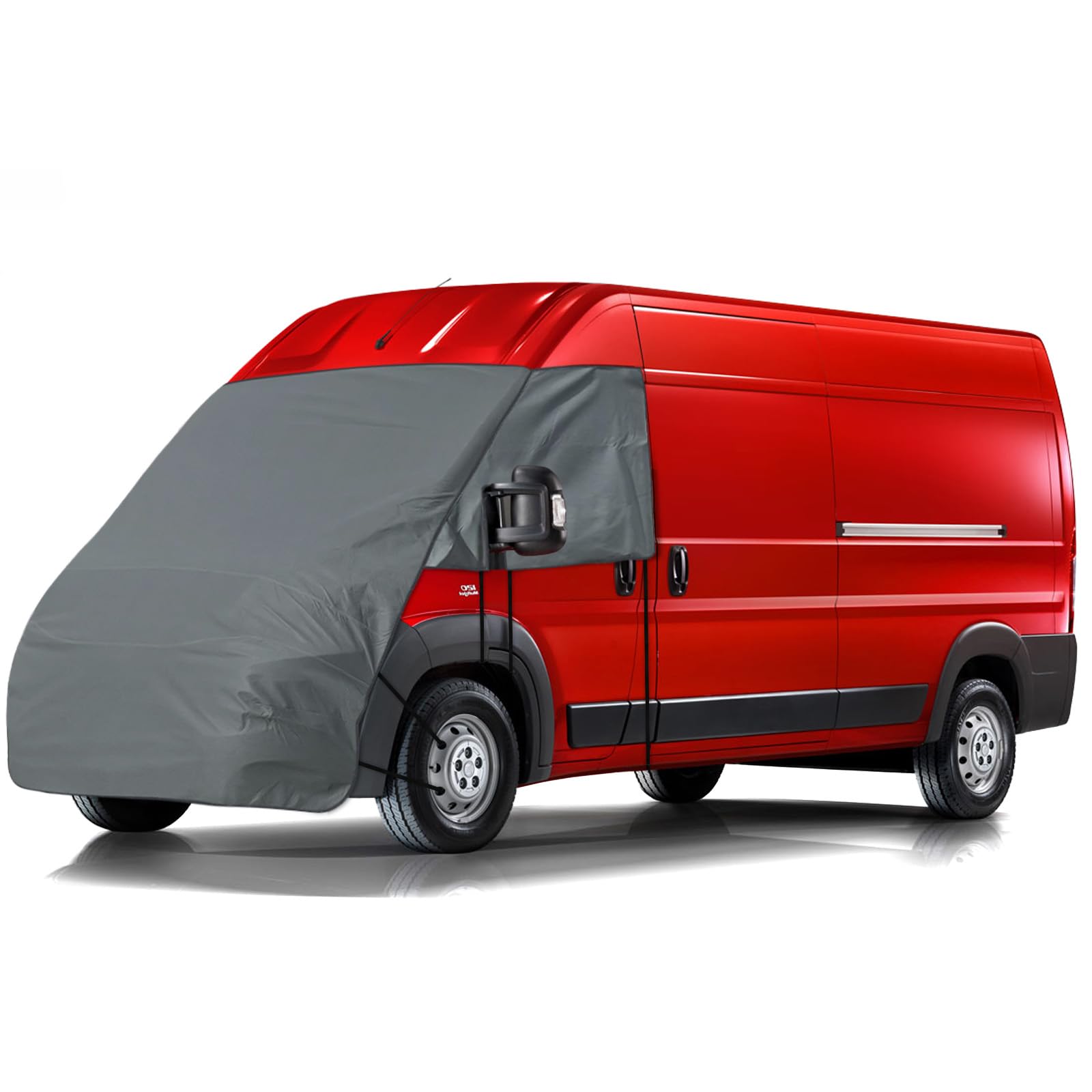 Abdeckung Frontscheibe Kompatibel für FIAT Ducato 2006-2022, 420D Reisemobil-Bugschutzhaube Wohnmobil Externe Wärmeschutzabdeckung von Opaltool