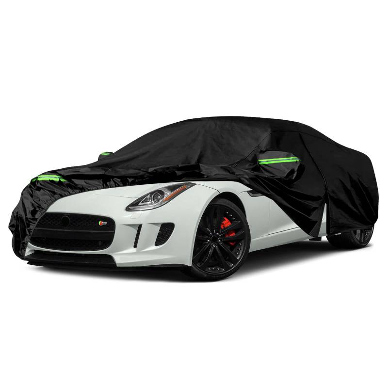 Auto Abdeckung Vollgarage Passend für Jaguar F-Type 2014-2022, Auto Abdeckplane Wasserdicht Atmungsaktiv für Regen Sonne Staub Schutz von Opaltool