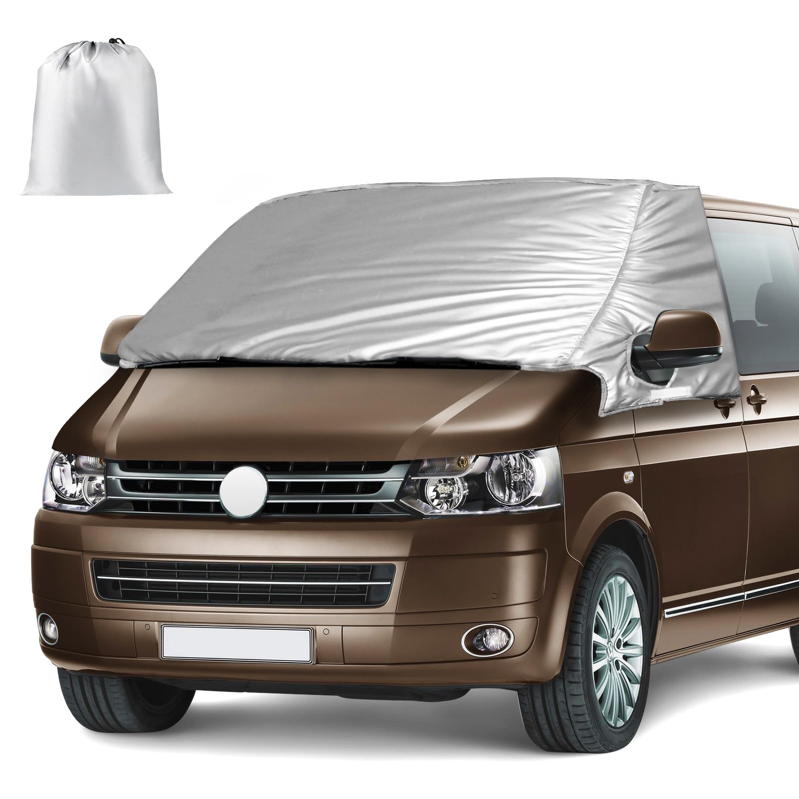 Opaltool Auto Windschutzscheiben Abdeckung für VW T5, VW Candy 2010-2020, Faltbare Externe Thermo Scheibenabdeckung Windschutzscheibenabdeckung Frontscheibenabdeckung Scheibenfrostschutz Abdeckung Opaltool Auto Windschutzscheiben Abdeckung für VW T5, VW Candy 2010-2020, Faltbare Externe Thermo Scheibenabdeckung Windschutzscheibenabdeckung Frontscheibenabdeckung Scheibenfrostschutz Abdeckung von Opaltool