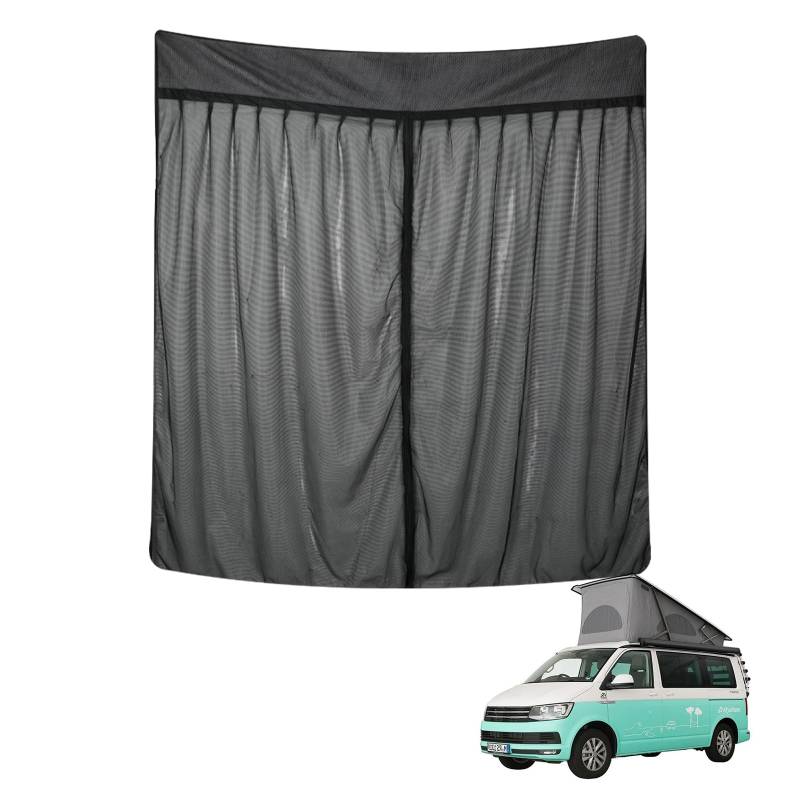 Opaltool Auto Insektennetz für VW T6/T6.1/ T6 California, Magnetische Heckklappe Hintertür Insektenschutznetze mit 4-seitigen Magneten für Camping Privatsphäre-Schutz von Opaltool