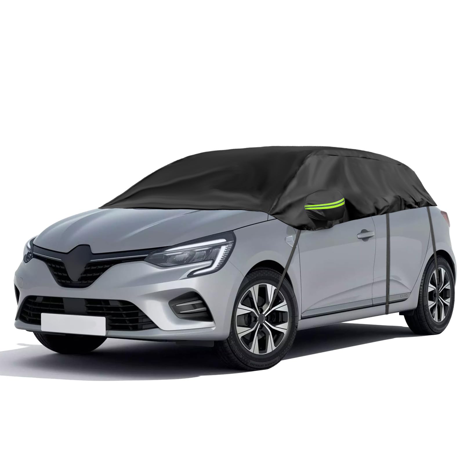 Opaltool Halbgarage für Hatchback 2005-2023 Renault Clio, Schwarz Maßgeschneidertes Autogarage Softtop Halbabdeckung mit Verstellbaren Haken und Ohrkappen Opaltool Halbgarage für Hatchback 2005-2023 Renault Clio, Schwarz Maßgeschneidertes Autogarage Softtop Halbabdeckung mit Verstellbaren Haken und Ohrkappen von Opaltool