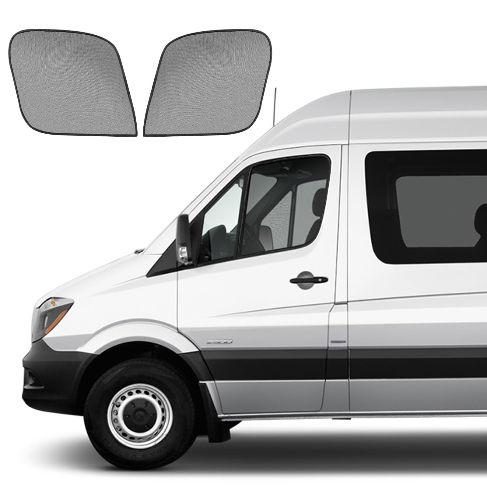 Opaltool Magnetische Seitenfenster Insektenschutznetze für Mercedes-Benz Sprinter 2007-2024 High Roof, Elastische Auto Sonnenblende Seitenfenster für UV-Sonnenschutz & Privatsphärenschutz Opaltool Magnetische Seitenfenster Insektenschutznetze für Mercedes-Benz Sprinter 2007-2024 High Roof, Elastische Auto Sonnenblende Seitenfenster für UV-Sonnenschutz & Privatsphärenschutz von Opaltool