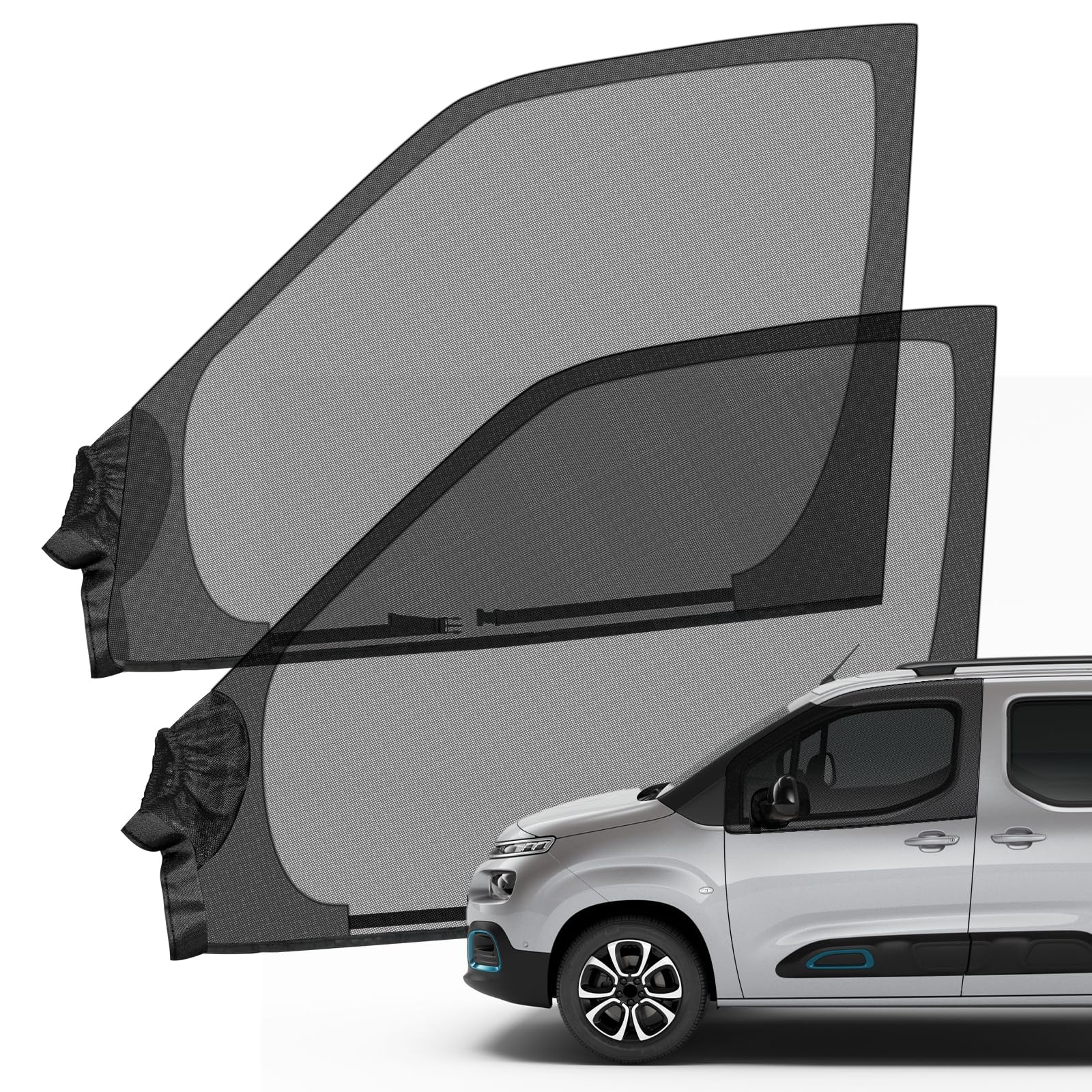 Opaltool Magnetisches Seitenfenster Insektenschutznetz für Citroen Berlingo Peugeot Partner 1996-2025, Elastische Auto Sonnenblende Seitenfenster für UV-Sonnenschutz & Privatsphärenschutz Opaltool Magnetisches Seitenfenster Insektenschutznetz für Citroen Berlingo Peugeot Partner 1996-2025, Elastische Auto Sonnenblende Seitenfenster für UV-Sonnenschutz & Privatsphärenschutz von Opaltool